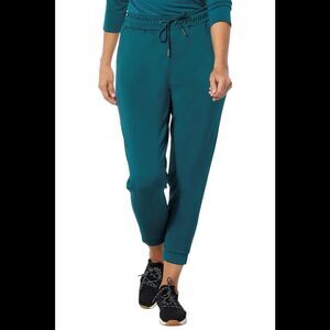 Joy Collection Women's Luxe Performance Scuba Stretch Chic Jogger Jade - Regular